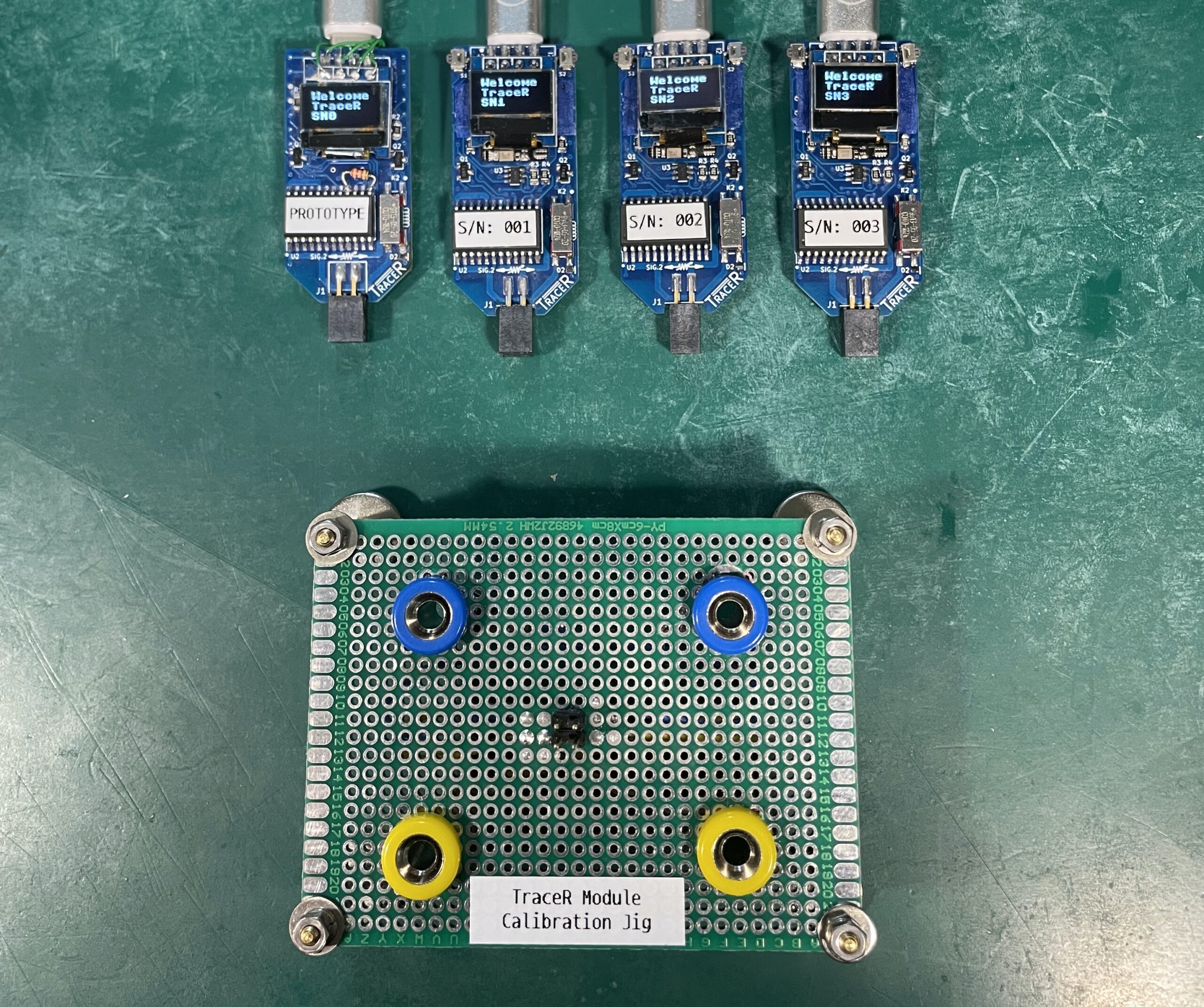 tracer-calibration-jig